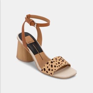 Dolce Vita Hazel Leopard Heeled Sandals
